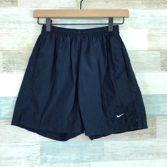 Nike Pants - SOLD Vintage Windbreaker Shorts Blue Nylon Nike